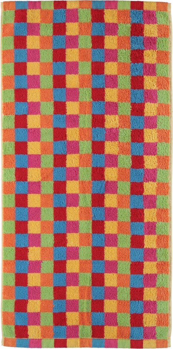 Cawo Lifestyle Cubes Handdoek- Multi - 50x100 cm