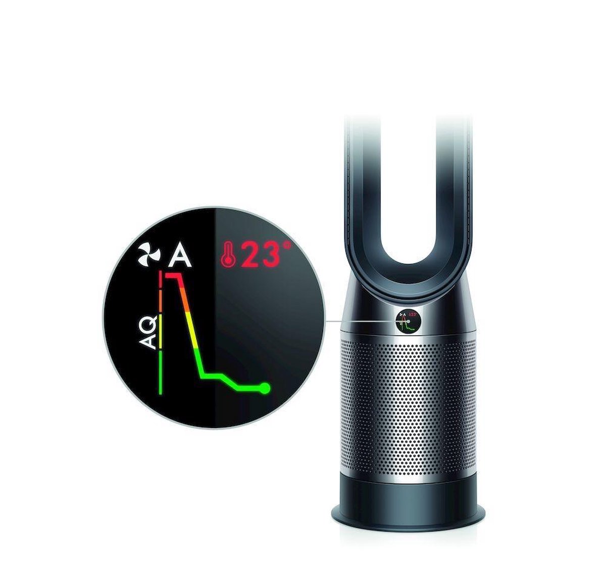Dyson Pure Hot+Cool Luchtreiniger - Zwart - Verwarming, koeling