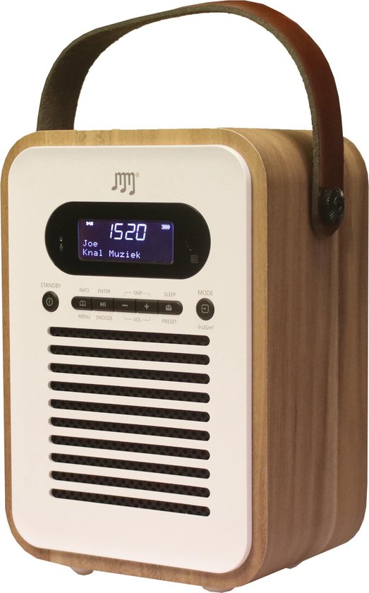 Stereoboomm Woodbox PLUS - bluetooth speaker & DAB+ radio