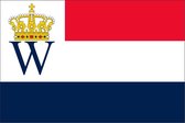 200 jaar Koninkrijk der Nederlanden vlaggen 70x100cm oud hollands