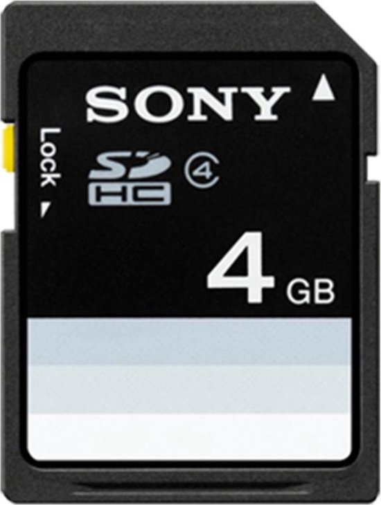 Sony 4Gb SDHC kaart - Experience