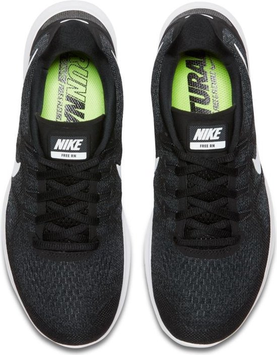 Nike Wmns Free Rn 2017 - Black/White-Dark Grey-Anthracite -  Hardloopschoenen Dames - | bol.com