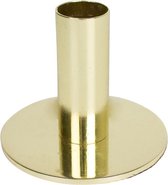Housevitamin kandelaar / kaarsstandaard goud metaal hoogte 8cm