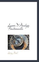 Lecons D'Analyse Fonctionnelle