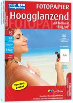 Easy Computing Fotopapier - 60 vellen / Hoogglanzend / 150 Gram