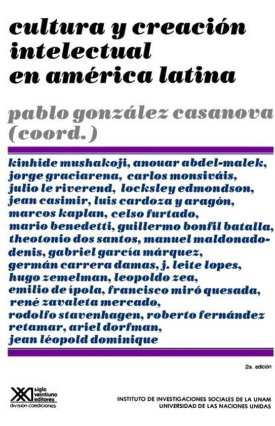 Cultura Y Creacion Intelectual En America Latina Culture And 