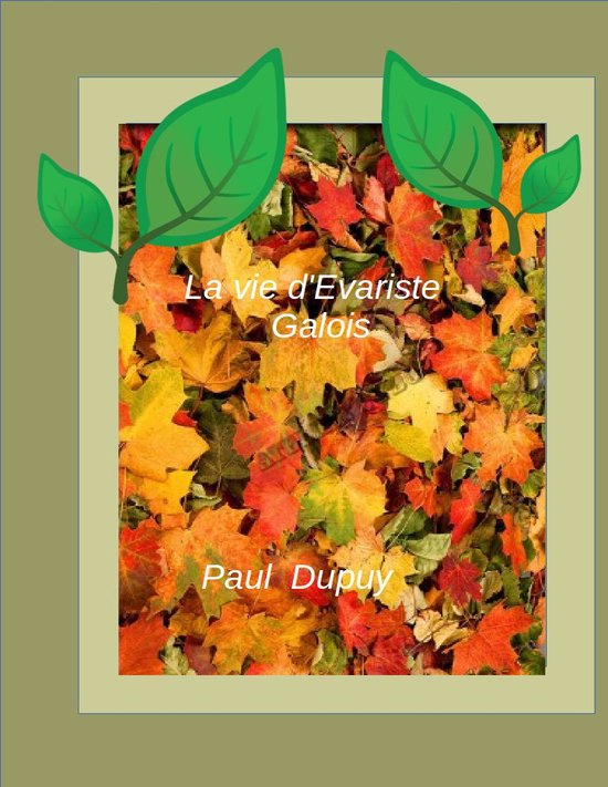 La vie d'Evariste Galois