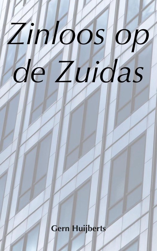 Zinloos op de Zuidas - cover