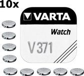 Varta V371 44mAh 1.55V knoopcel batterij - 10 stuks