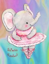 Elephant Ballerina Notebook