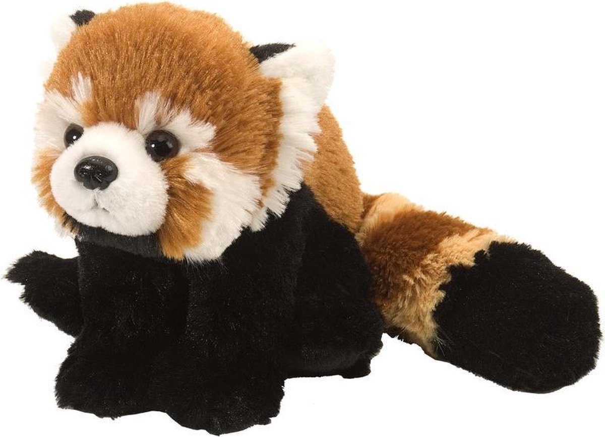 Pluche rode panda knuffel 34 cm - Pandabeer bosdieren knuffels - Speelgoed voor kinderen - Wild Republic