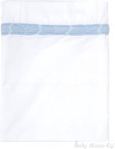 Laken Wieg Baby Anne-Cy Milan Kabel Blauw