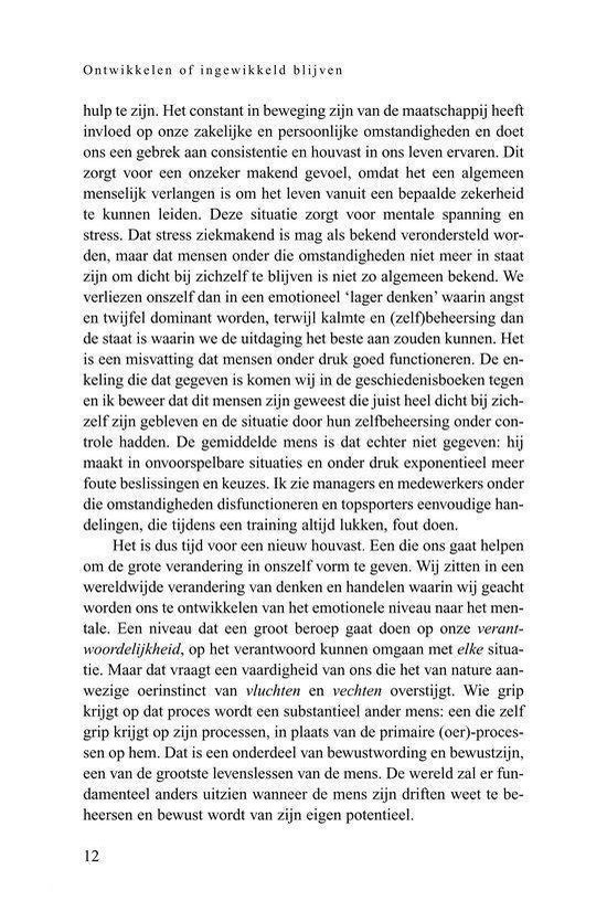 Ontwikkelen of ingewikkeld blijven