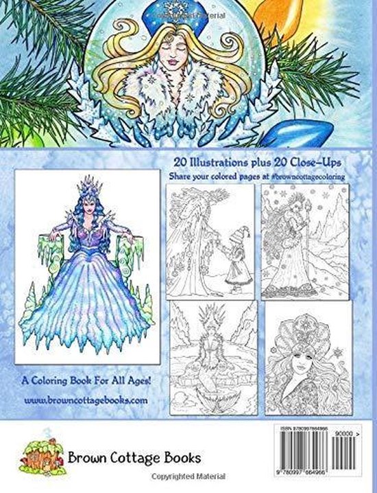 Frozen Fantasy Coloring Book - Kleurboek voor volwassenen | bol.com