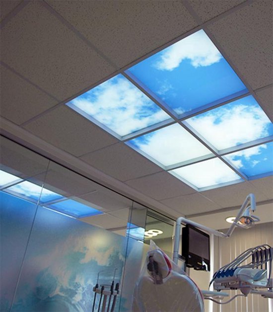 6x Wonderlight Pro LED paneel wolkenplafond / fotoplafond | bol.com