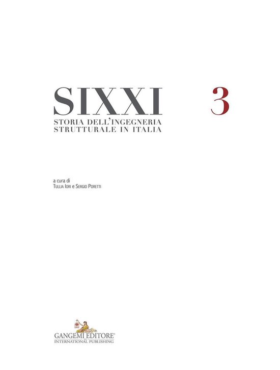 Storia dell'ingegneria strutturale in Italia - SIXXI 3 - cover