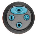 Detail van de kop van een GARDENA Comfort EcoPulse spuitpistool, met vijf spuitmonden.