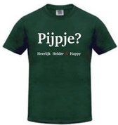 Benza T-Shirt Pijpje? - Leuk/Grappig/Mooi/Funny - Groen/Maat XL