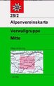 DAV Alpenvereinskarte 28/2 Verwallgruppe - Mitte 1 : 25 000