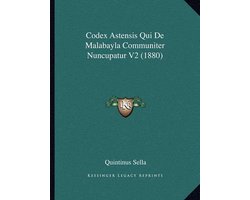 Codex Astensis Qui de Malabayla Communiter Nuncupatur V2 (1880)