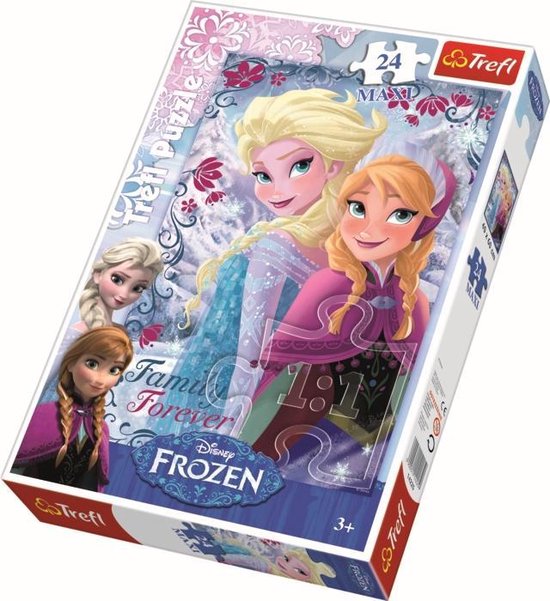 Trefl Puzzel Maxi 24 Stuks - Disney Anna en Elsa Frozen | bol.com