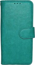HB Hoesje Geschikt voor Samsung Galaxy S10 Plus - Luxe Kunstlederen Portemonnee Book Case - Turquoise