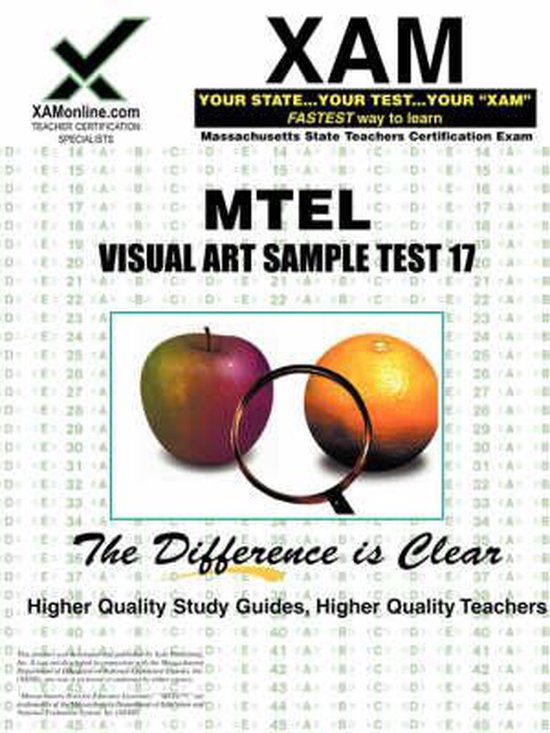 MTEL Visual Art Sample Test 17 Teacher Certification Test Prep Study Guide