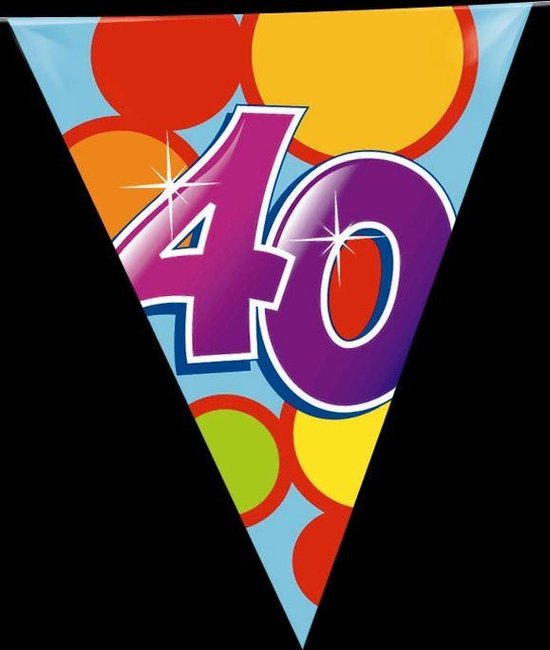 Bunting 40 ans 10 mètres