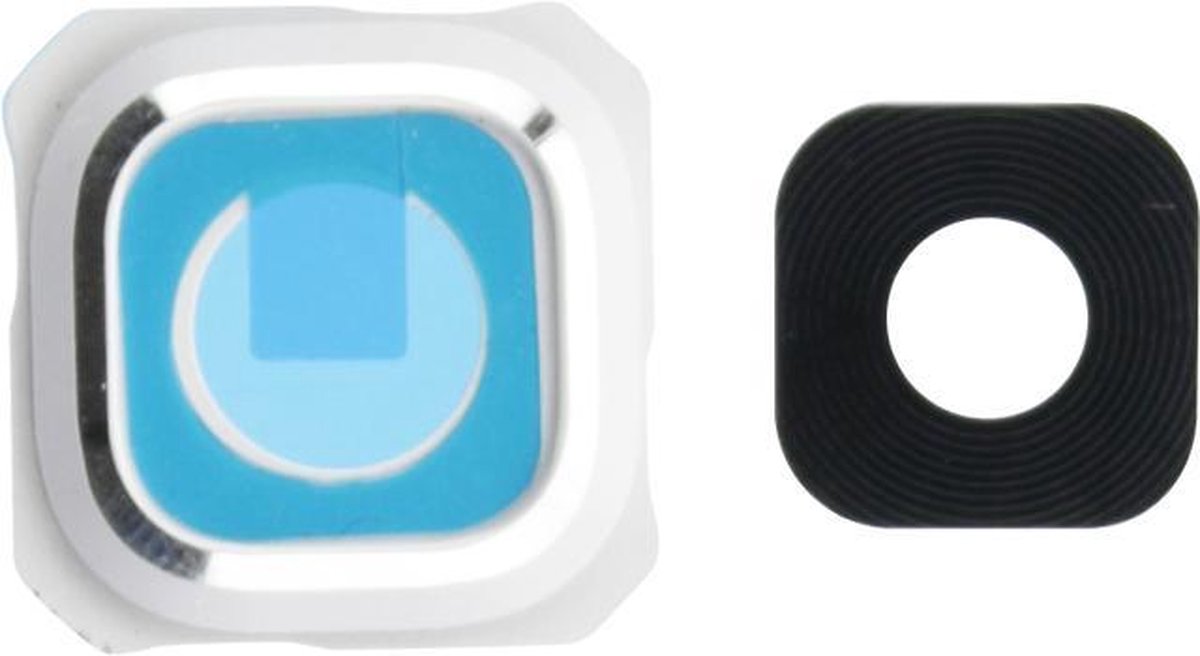 Camera lens cover wit met lens - voor de Samsung Galaxy S6 Edge Plus