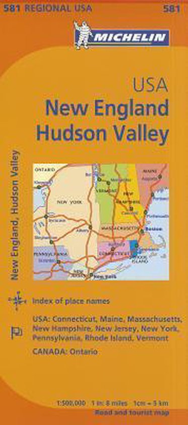 Michelin USA New England Hudson Valley - cover