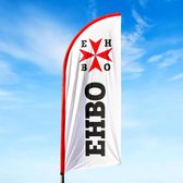 Beachflag - EHBO - Vlag + Hengelsysteem - Actievlag.nl