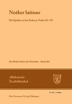 Altdeutsche Textbibliothek- Notker latinus