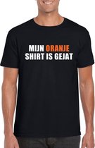 Mijn oranje shirt is gejat t-shirt zwart heren XL