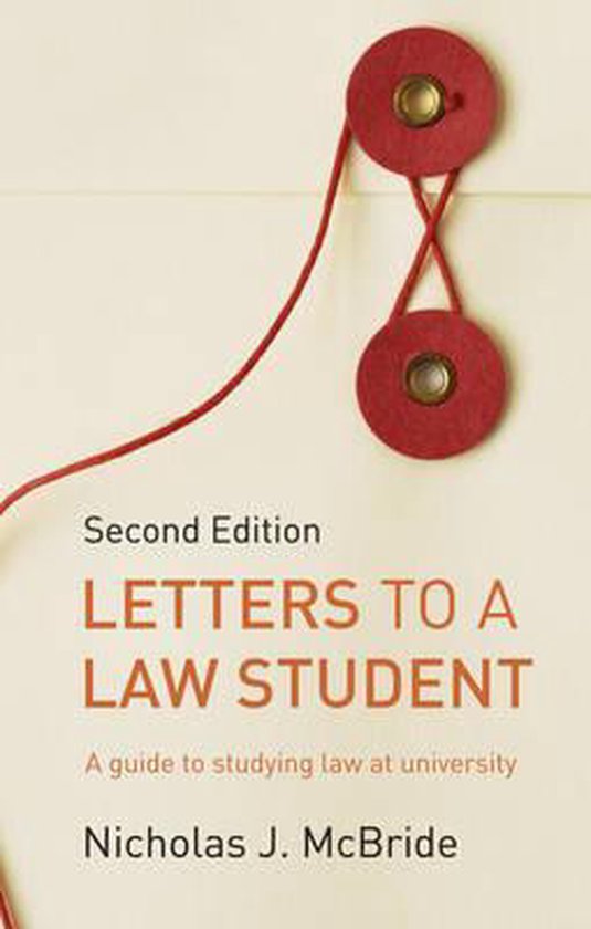 Letters To A Law Student - cover