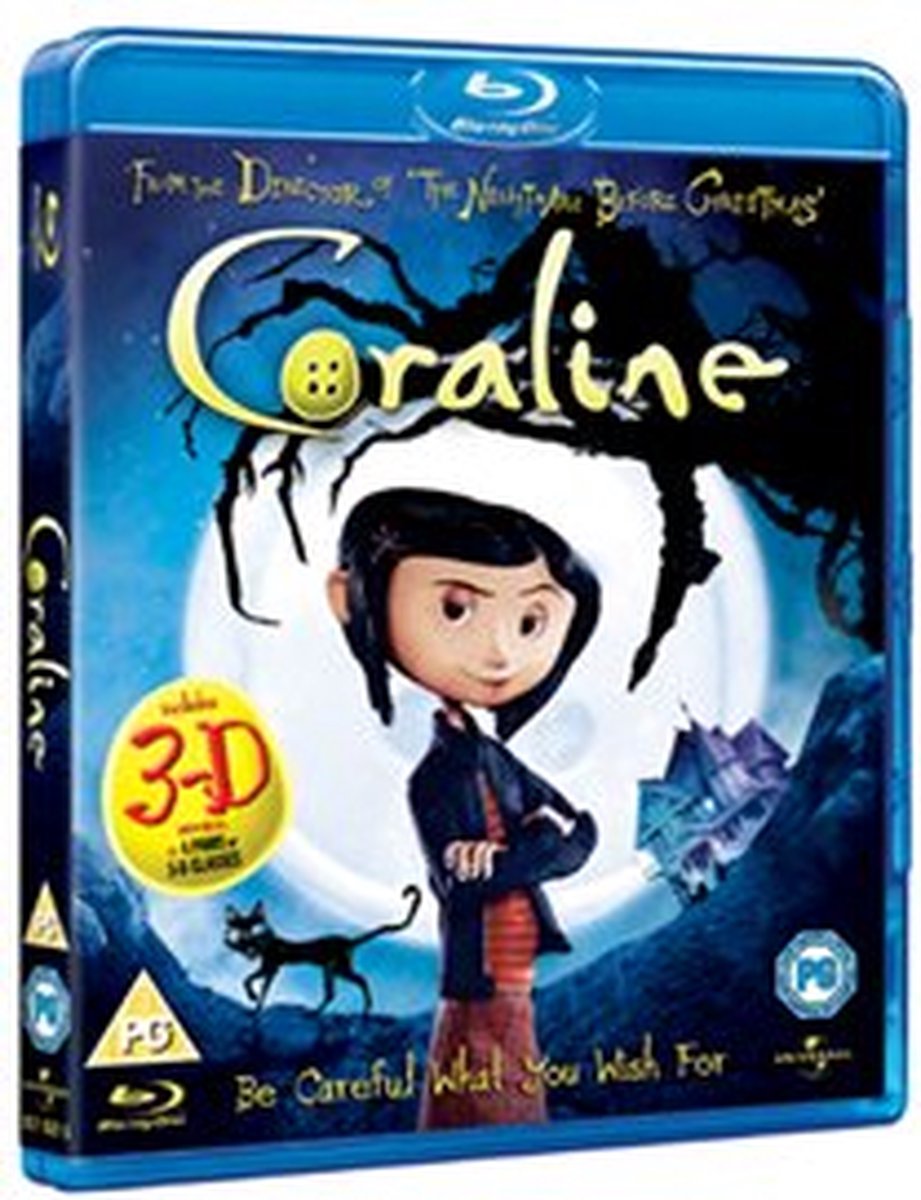 Coraline blu-ray (2D & 3D) NLO