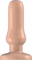 Buttplug - Rubber - 5 Inch - Model 4 - Flesh