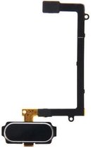 Home button Samsung Galaxy S6 Edge compleet reparatie onderdeel thuis knop Zwart (Black) connector flex G925