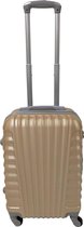 Handbagage koffer 51cm 4 wielen trolley - Champagne