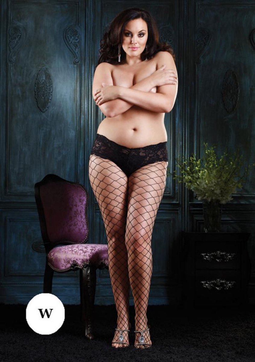 Goedkoopste Diamond Net Panty - Wit