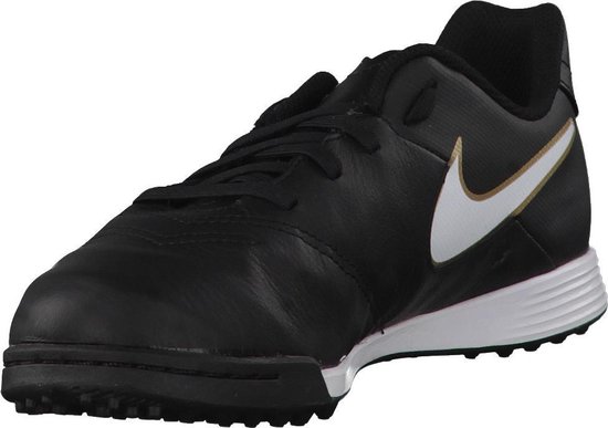 Nike Jr Tiempo Legend Leather VI TF zwart voetbalschoenen kids | bol.com