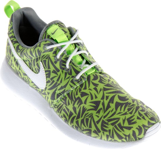 Heerlijk hoog Knooppunt Nike Roshe One Print Sneakers - Maat 38.5 - Jongens - groen/grijs/wit |  bol.com