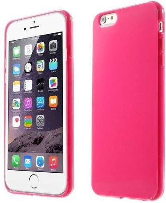 Apple iPhone Plus / 6S Plus Silicone hoesje Roze bol.com
