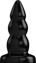 Buttplug - Rubber - 5 Inch - Model 6 - Black