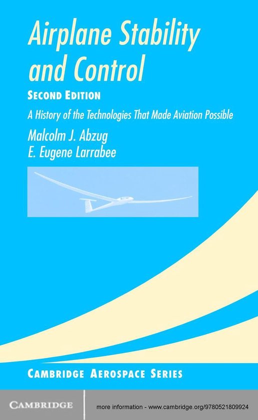 Cambridge Aerospace Series 14 - Airplane Stability and Contr ... - cover