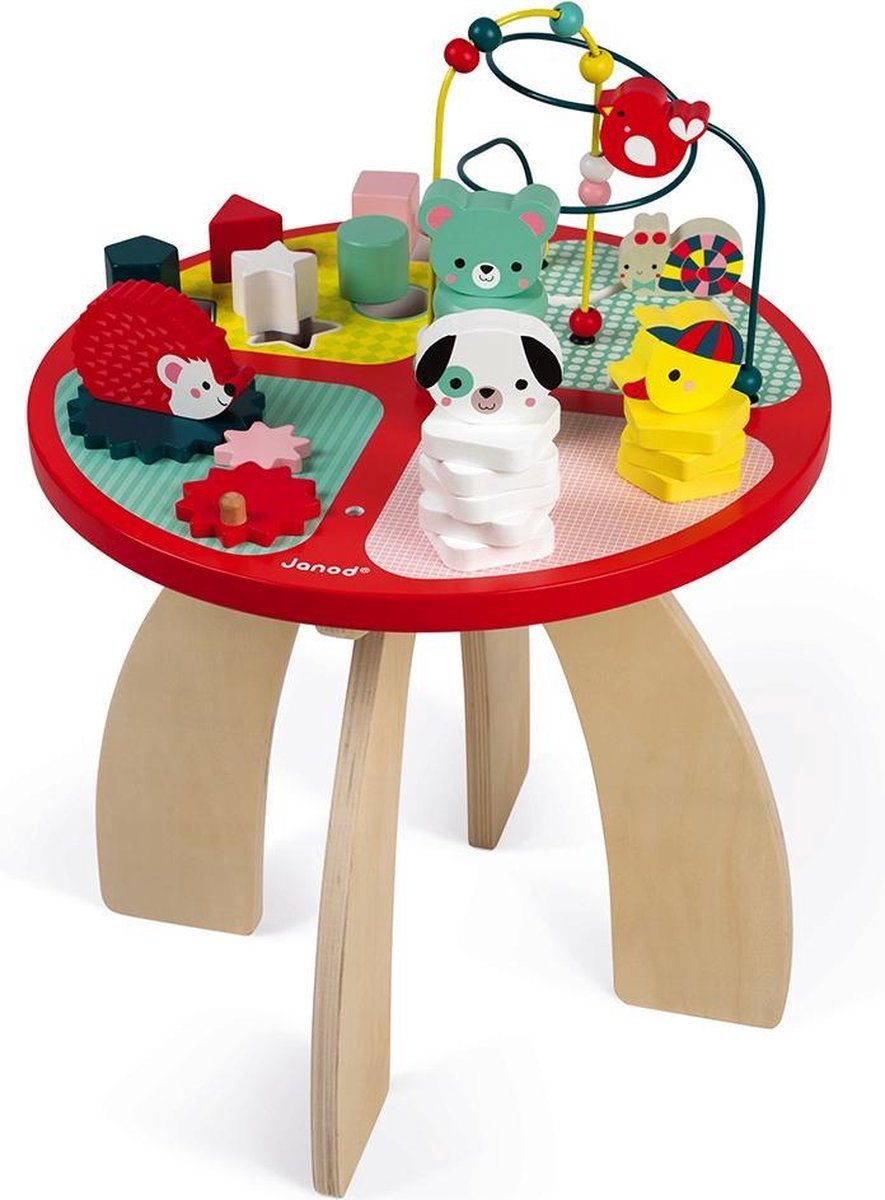 Janod - Houten Activiteitentafel - Baby forest — afbeelding 8