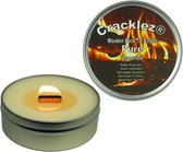 4 stuks Cracklez® Knetter Houten Lont Kaarsen in blik Pure. Geurloos. Ongekleurd.