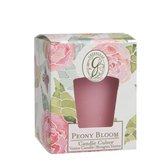 Greenleaf Peony Bloom candle cubes 4stk + gratis votive glaasje