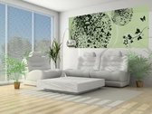 Flowers Floral Abstract Photo Wallcovering