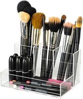 Beauty organizer - Brush Holder Make up organizer - Transparant Acryl