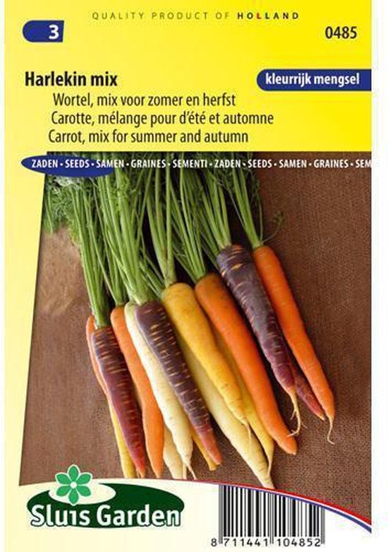 Sluis Garden - Wortel, zomerwortel Harlekin Mix